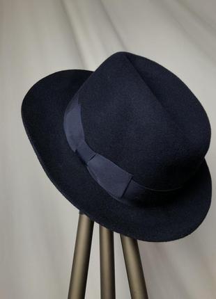 Вінтажний фетровий капелюх федора lyford headwear вовняний англія вінтаж розмір s маленький шерстяний