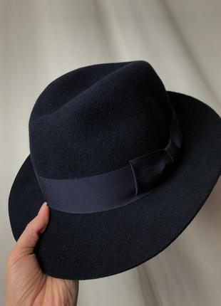 Винтажная фетровая шляпа федора lyford headwear шерстяная англия винтаж размер s маленький5 фото