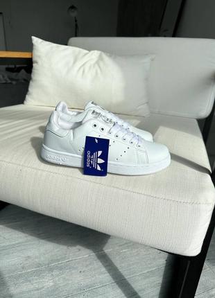 Женские кеды adidas stan smith all white5 фото