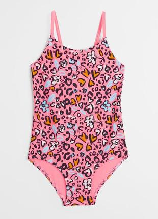 Детский слитный купальник цветы h&m на девочку 12800