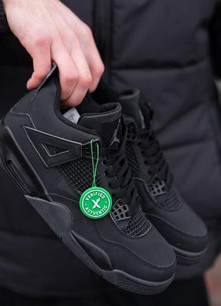 Nike air jordan 4 retro "black cat" 2