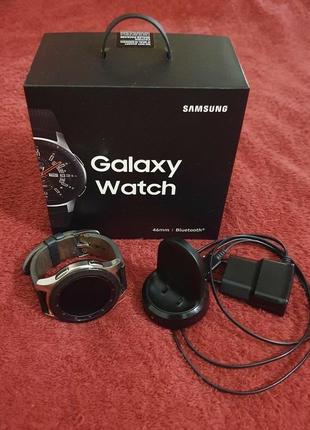 Годинник samsung galaxy watch r800 46mm silver з бездротовою зарядкою