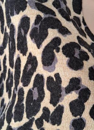 Джемпер леопардовый принт2 фото