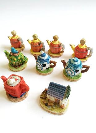 Колекція мініатюрних чайників tetley gb limited 1996 рік4 фото