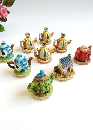 Колекція мініатюрних чайників tetley gb limited 1996 рік1 фото