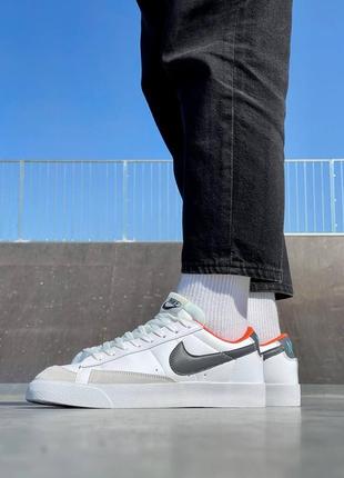 Nike blazer low ‘77 vintage leather ‘white black orange’