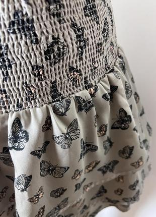 Красивая юбка на резинке с воланами s7 фото