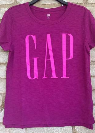 1, базовая футболка структурированная gap размер s-м оригинал2 фото