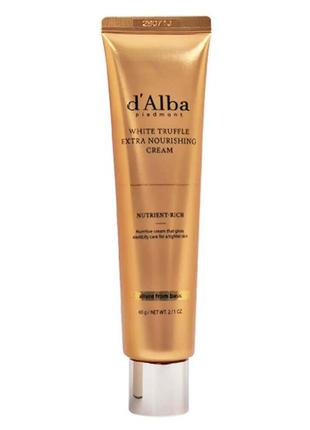 Екстрапоживний крем проти зморщок із білим трюфелем d'alba white truffle extra nourishing cream, 60 мл