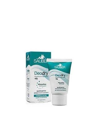 Sauber deodry, гель 25мл, італія