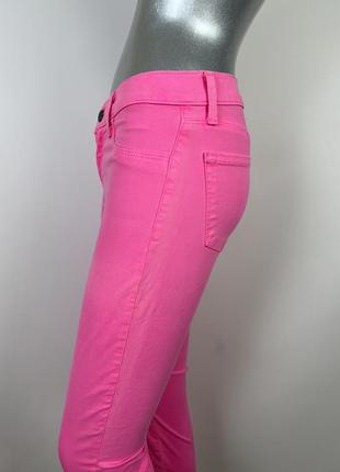 Ярко розовые джинсы 25 размер розовые узкие джинсы xs6 фото