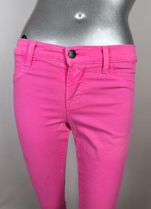 Ярко розовые джинсы 25 размер розовые узкие джинсы xs3 фото