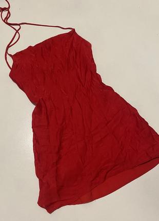 Красное платье на маленький рост