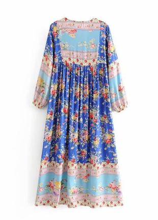 Сукня, плаття квітковий принт5 фото