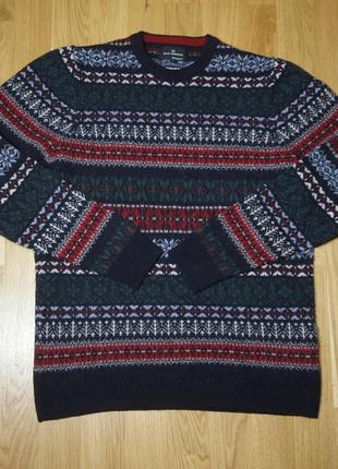 Blue harbour lambswool мужской свитер мирор кофта из шерсти ретро винтаж retro vintage marks &amp; spencer england