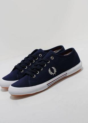 Fred perry vintage tennis canvas кеды кроссы кроссовки 26.5-27 см1 фото