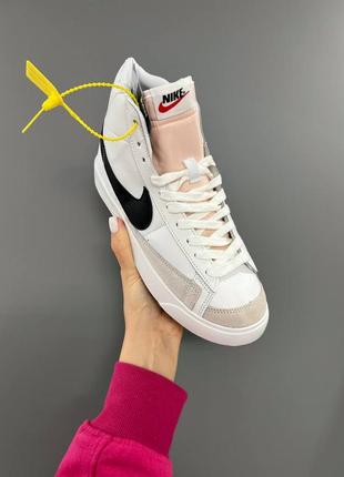 Кроссовки кожаные nike blazer mid «77 vintage, хайтопы