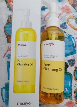 Гидрофильное масло для глубокого очищения кожи
manyo factory pure cleansing oil 200 мл