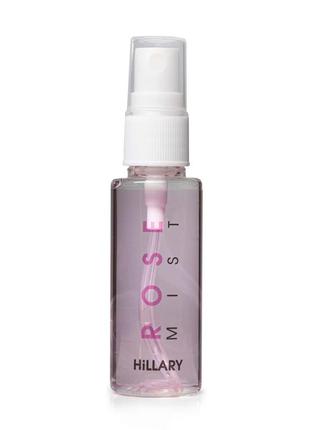 Travel трояндовий міст для обличчя hillary rose mist, 35 мл2 фото