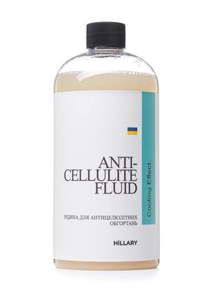 Рідина для антицелюлітних обгортань з охолоджувальним ефектом hillary anti-cellulite bandage cooling effect3 фото