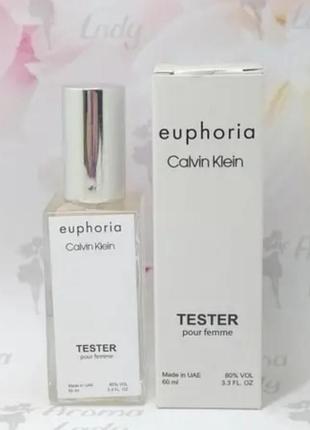 Женская туалетная вода calvin klein euphoria (кельвин клейнpyфория тестер 60 мл1 фото