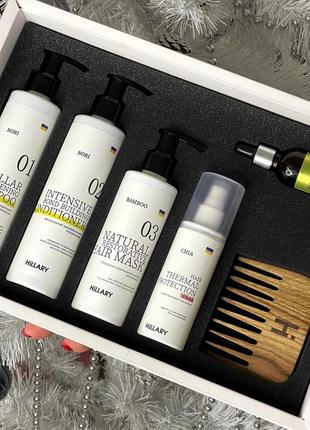 Набір комплексного догляду за всіма типами волосся hillary perfect hair nori