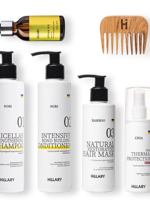 Набір комплексного догляду за всіма типами волосся hillary perfect hair nori