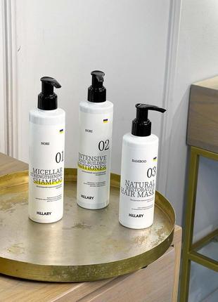 Набір комплексного догляду за всіма типами волосся hillary perfect hair nori