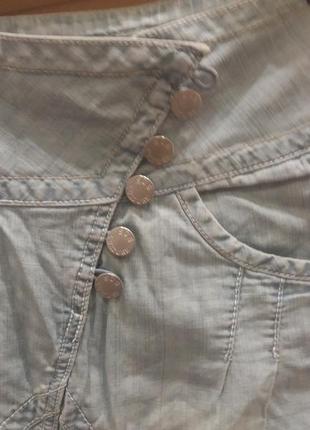 ;джинсовые бриджи            распродажа7 фото