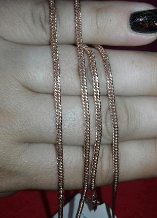 Ланцюжок. медичний сплав. позолота.