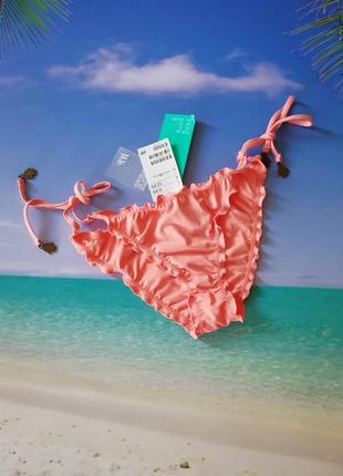 Плавки на завʼязках полупопа бразиліана h&m