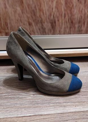 Туфли замш натур.