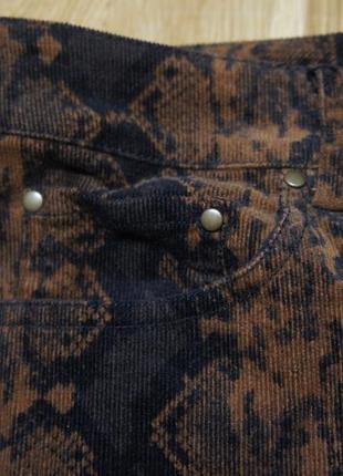 Warehouse cobra snake женские брюки кобра змея винтажные ретро винтаж брюки zara vintage retro rust4 фото