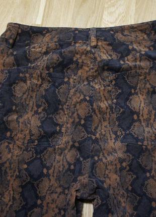 Warehouse cobra snake женские брюки кобра змея винтажные ретро винтаж брюки zara vintage retro rust7 фото