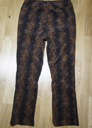 Warehouse cobra snake женские брюки кобра змея винтажные ретро винтаж брюки zara vintage retro rust2 фото