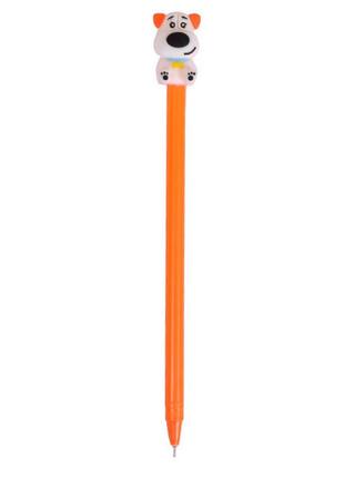 Ручка гелева "собачка" 6028sp (помаранчевий)