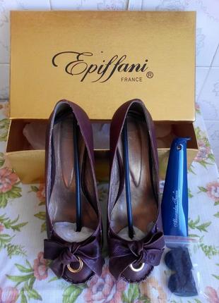 Туфлі жіночі,шкіряні,франція epiffani