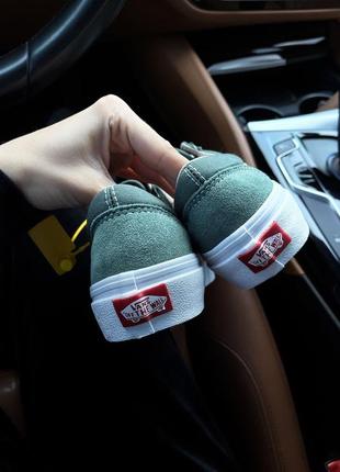 Vans old skool color theory duck green кеди венс олдскул унісекс чоловічі жіночі зелені весна літо зелёные кеды женские мужские6 фото