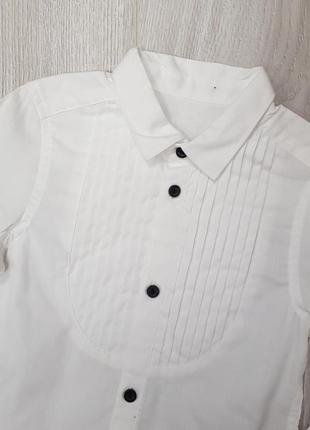 Детская белая рубашка2 фото