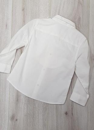 Детская белая рубашка3 фото