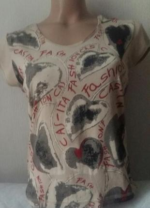 🔥🔥 распродаж футболка вискоза b-young c черной спинкой