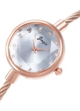 Годинник наручний жіночий з еластичним браслетом6 фото