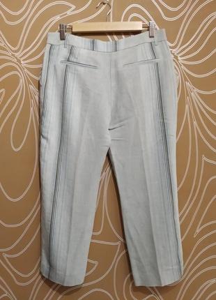 Женские красивейшие брюки в полоску от mango размер 406 фото