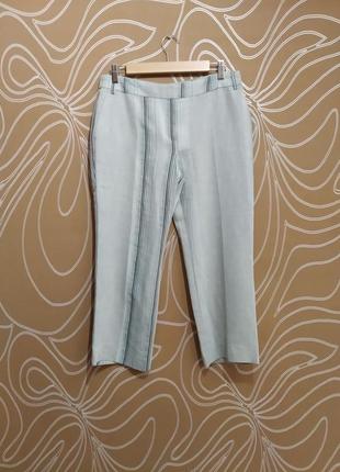 Женские красивейшие брюки в полоску от mango размер 402 фото