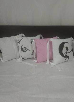 Бортики подушки в детскую кроватку3 фото