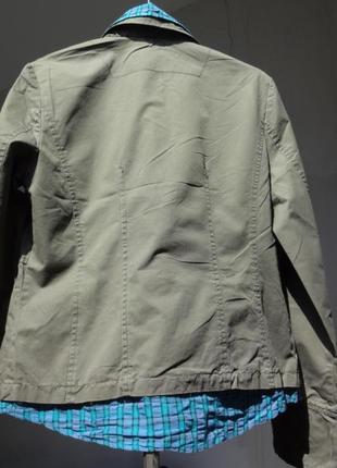 Молодіжна куртка з вшитою сорочкою захисна з металевими ґудзичками.4 фото