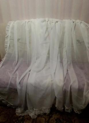 Гардини на великі вікна 2 штуки