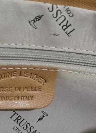 Сумка trussardi maretto cognac, оригінал. 2