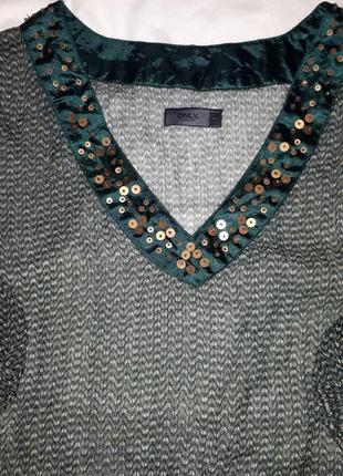 Блуза-туника индия  зелень р. м3 фото