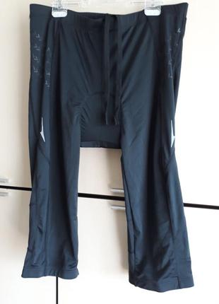 Велобриджи спортивні шорти чоловічі crivit з памперсом 56/58